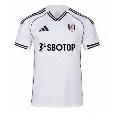 Moški Nogometni dresi Fulham Joachim Andersen #5 Domači 2025-26 Kratek Rokav Moški Nogometni dresi Fulham Joachim Andersen #5 Domači 2025-26 Kratek Rokav